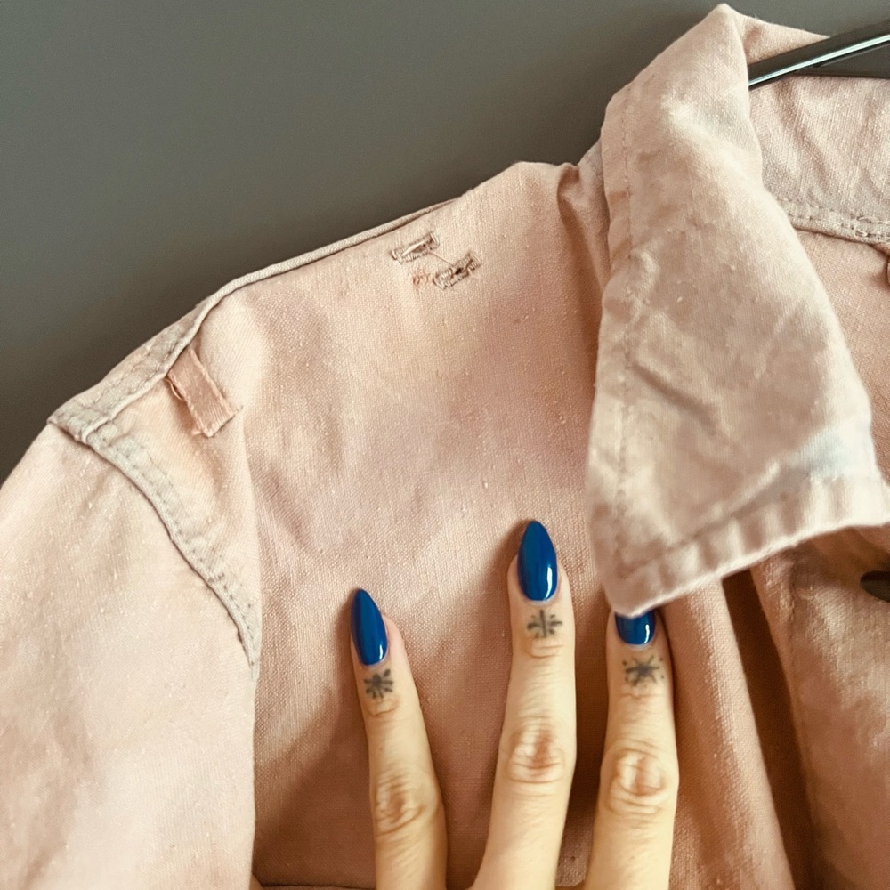 INTENTIONALLY BLANK Pink Utility Jumpsuit - Picture 7 of 16